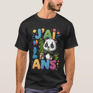 Het is mijn verjaardag Panda meisjesfeestje T-shirt