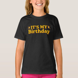 Het is mijn verjaardag Retro T-shirt