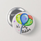 Het is mijn verjaardag! ronde button 5,7 cm (Voorkant /achterkant)