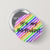 Het is mijn verjaardag! ronde button 5,7 cm (Voorkant /achterkant)