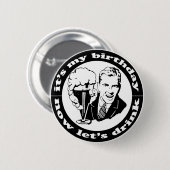 Het is mijn verjaardag ronde button 5,7 cm (Voorkant /achterkant)