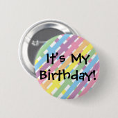 Het is mijn verjaardag! ronde button 5,7 cm (Voorkant /achterkant)