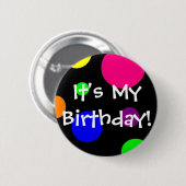Het is mijn verjaardag! ronde button 5,7 cm (Voorkant /achterkant)