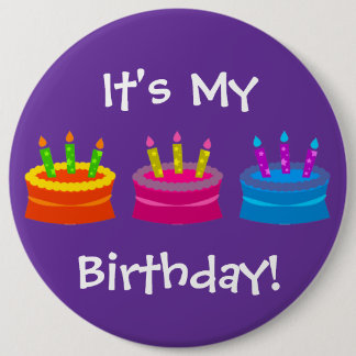 Het is mijn verjaardag ronde button 6,0 cm