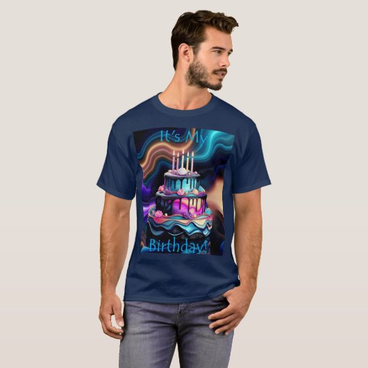 Het is mijn verjaardag! t-shirt (Voorkant volledig)