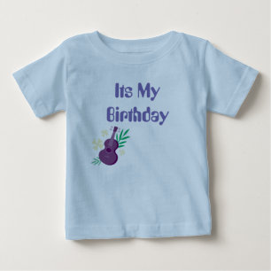 Het is mijn verjaardag t-shirt met voor- en achter