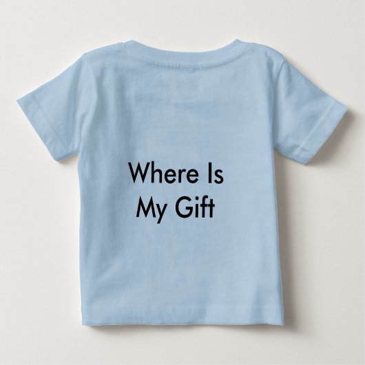 Het is mijn verjaardag t-shirt met voor- en achter (Achterkant)