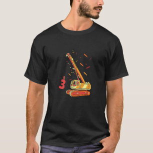 Het is mijn verjaardagsBulldozer 1 T-shirt