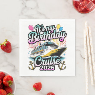Het is mijn verjaardagscruise 2026 Verjaardag Crui Servet
