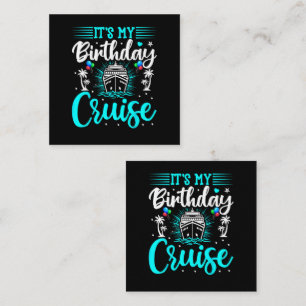 Het is mijn verjaardagscruise - Cruise Vakantie Ve Vierkante Visitekaartje