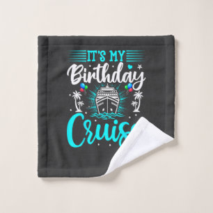Het is mijn verjaardagscruise - Cruise Vakantie Ve Washandje