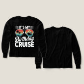 Het Is Mijn Verjaardagscruise Retro Zonnebril (Voorkant /achterkant)