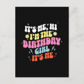 Het is mijn verjaardagsfeest meisjes briefkaart (Voorkant)