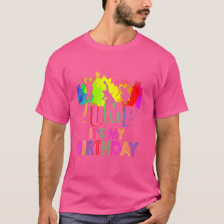 Het is mijn verjaardagsfeestje bij Family Group Ju T-shirt