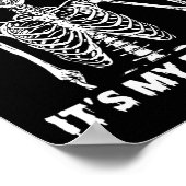 Het is mijn verjaardagsfeestje Fijne Halloween-ver Poster (Hoek)