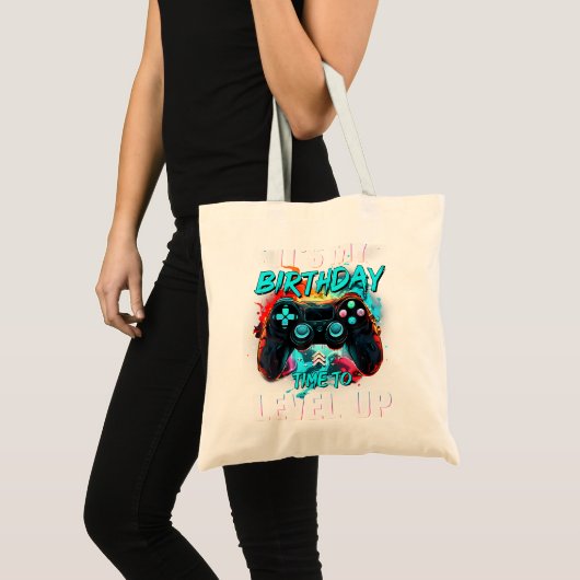 Het is mijn verjaardagsjongen tijd om een level ho tote bag (Voorkant (product))