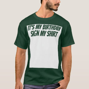 Het is mijn verjaardagsteken mijn ijsbreker feest t-shirt