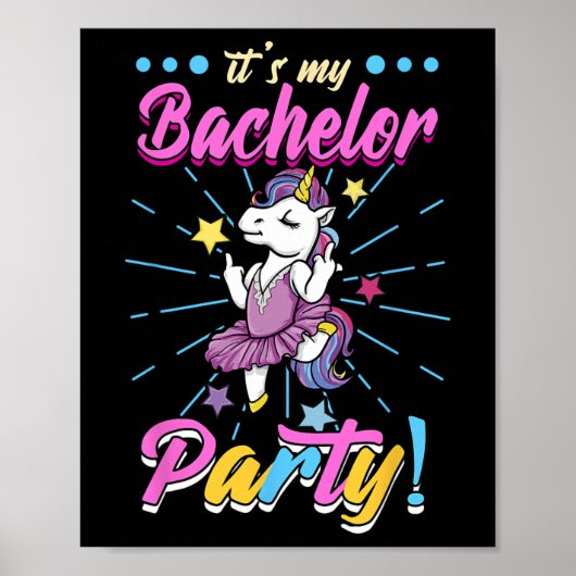 Het is mijn vrijgezelle feestzaal poster (Voorkant)