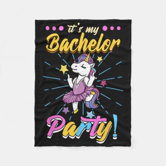 Het is mijn vrijgezellenfeest Bruidegom 1 Fleece Deken (Voorkant)