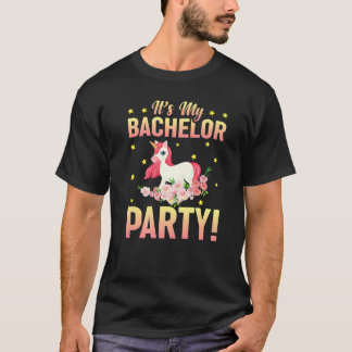 Het is mijn vrijgezellenfeest bruidegom bruidsmeis t-shirt