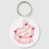 Het is mijn vrijgezellenfeest | Coquette Cake Brui Sleutelhanger (Voorkant)