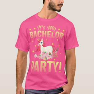 Het is mijn vrijgezellenfeest Trouw bruidsjonkers  T-shirt