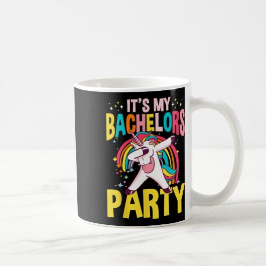 Het is mijn vrijgezellenfeest voor de bruidegom on koffiemok (Rechts)