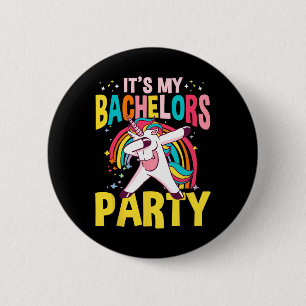 Het is mijn vrijgezellenfeest voor de bruidegom on ronde button 5,7 cm