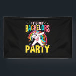 Het is mijn vrijgezellenfeest voor de bruidegom on spandoek<br><div class="desc">Het is mijn vrijgezellenfeest voor de bruidegom ondeugende grappige mannen T-shirt</div>