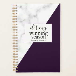 Het is mijn winnende seizoenplanner. planner