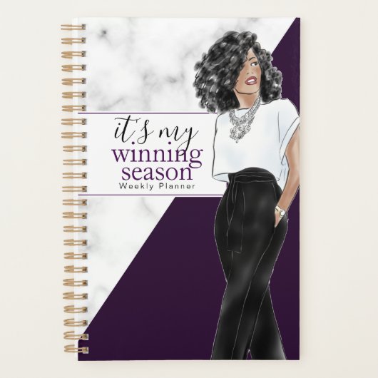 Het is mijn winnende seizoenplanner. planner (Voorkant)