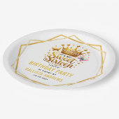 Het is mijn zestiende verjaardag papieren bordje (Gekanteld)