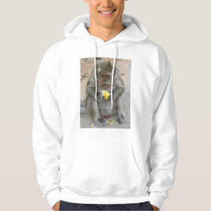 Het is Mine! .. Wild Thai Macaque Monkey Hoodie