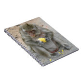 Het is Mine! .. Wild Thai Macaque Monkey Notitieboek (Rechterzijde)