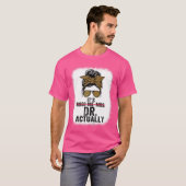 Het is Miss Mrs Dr. Doctor Afstuderen App T-shirt (Voorkant volledig)