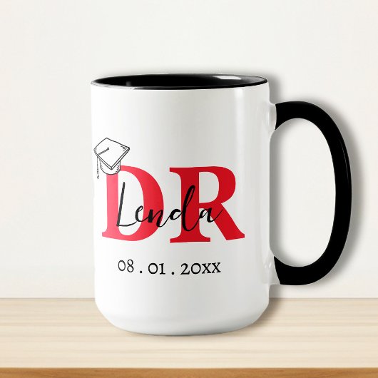 Het is Miss Mrs Dr. Eigenlijk Phd Afstuderen. Mok