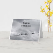 HET IS MISSCHIEN EEN BEWOLKTE TIJD, MAAR IK HEB ME KAART (Gele Bloem)