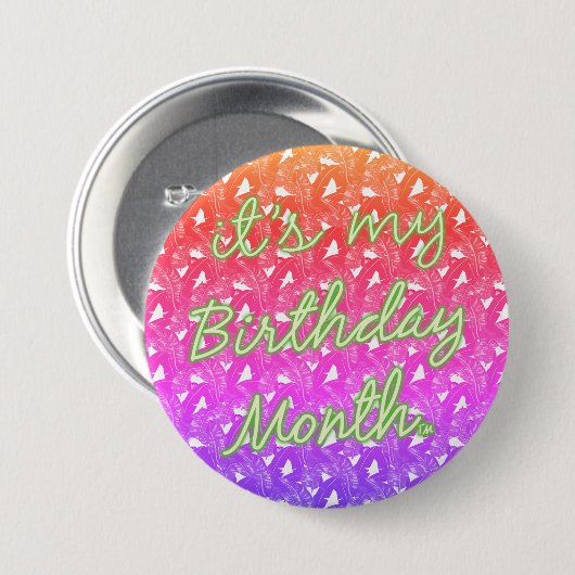 Het is m'n Button (Voorkant /achterkant)