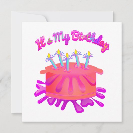 Het is m'n uitnodiging voor 't overdag. (Voorkant)