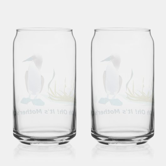 Het is Moederdag Blikvorm Glas (Achterkant)
