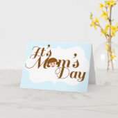 Het is Moederdag! Kaart (Gele Bloem)