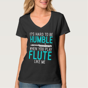 Het is moeilijk bescheiden te zijn als je net als  t-shirt