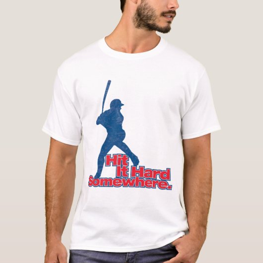 Het is moeilijk ergens! t-shirt (Voorkant)