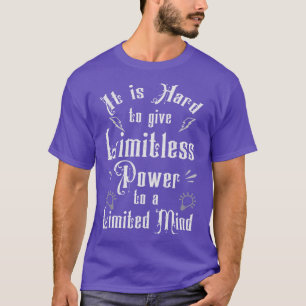 Het is moeilijk om een beperkte Mi een onbeperkte T-shirt