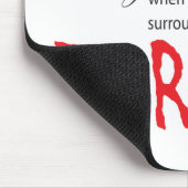 Het is moeilijk om met adelaars te slikken... muismat (Hoek)