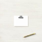 Het is Mogelijke Post-It Notes (Op bureau)