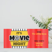 Het is Movie Night Kaart (Staand voorkant)