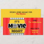 Het is Movie Night Kaart (Voorkant / Achterkant)