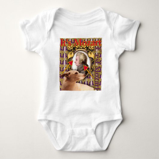 Het is Mozart Baby One-stuk Romper (Voorkant)