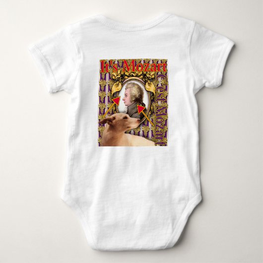 Het is Mozart Baby One-stuk Romper (Achterkant)